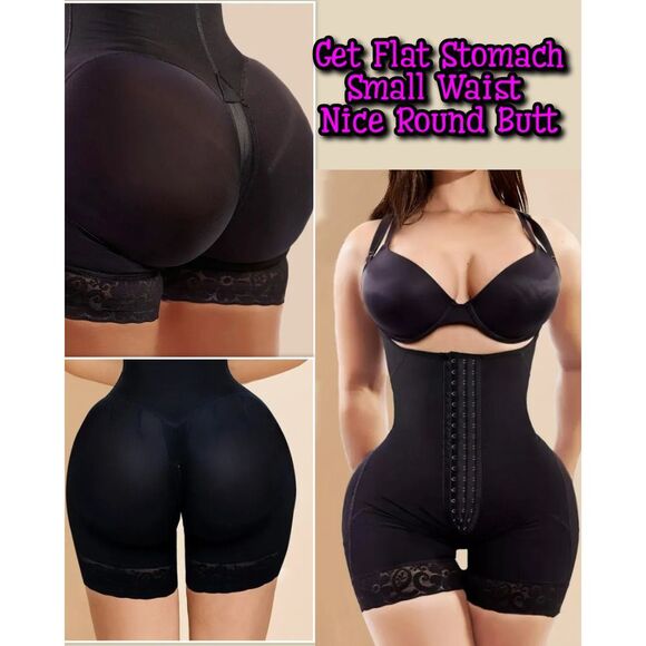 XL Zip Crotch BBL Lipo Waist Training Faja Shapewear